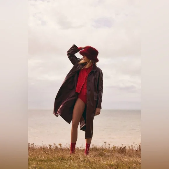 Damson Madder Aggie Knitted Tank in Red UK 10 / US 6 - Picture 12 of 15